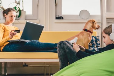Was ist der aktuelle Ansatz für den Online-Unterricht und die Telearbeit in Deutschland?