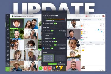 What’s new at ClickMeeting. MS Outlook add-in, 16:9 aspect ratio, QR code